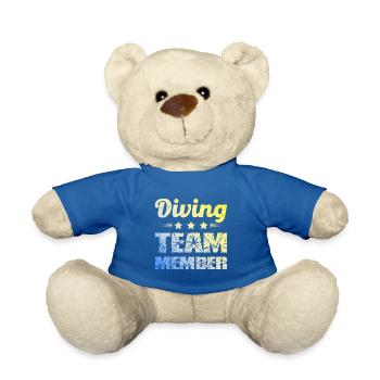 Diving Team - Teddy Bear - royal blue - Front