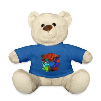 Récifs coralliens, environnement de plongée, - Nounours - bleu roi - Devant