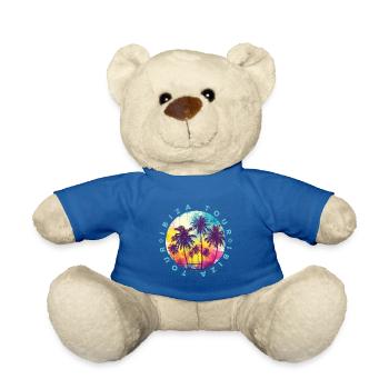 Visite d’Ibiza Palmiers - Nounours - bleu roi - Devant