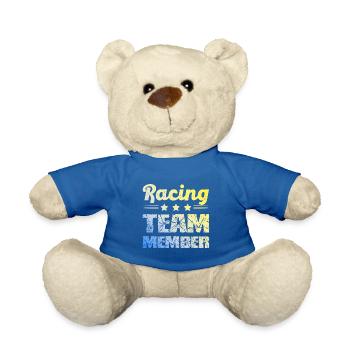 Racing Team - Teddy Bear - royal blue - Front