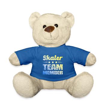 Skater Team - Teddy Bear - royal blue - Front