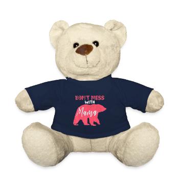 Don t Mess With Mama Bear - Teddy Bear - french navy - Front
