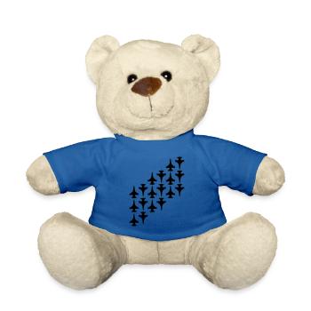 Fighter Jets - Teddy - Königsblau - Vorne