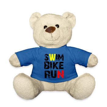 Triathlon - Teddy Bear - royal blue - Front