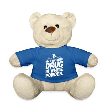 Snowboard Snowboard Snowboarder Drug - Nounours - bleu roi - Devant