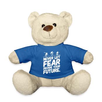 Skate Skater Skateboard Skaten Angst - Teddy - Königsblau - Vorne