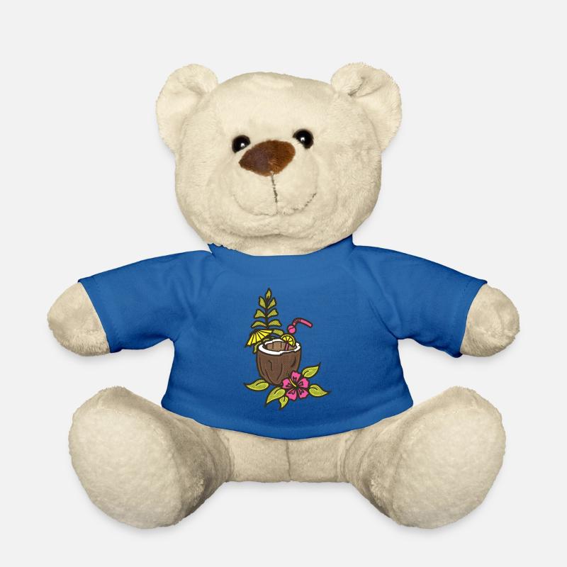 Noix de coco - Nounours - bleu roi