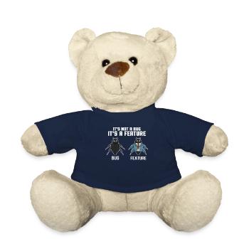 Funny IT shirt for IT & technicians - Teddy Bear - french navy - Front