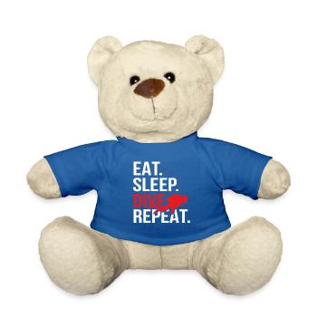 Eat Sleep Dive Repeat Dive - Nounours - bleu roi - Devant