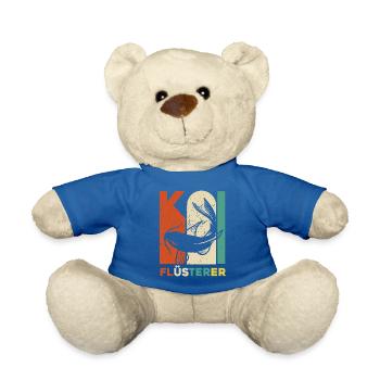 Koi Fan - Lustiges Retro Koi Flüsterer - Geschenki - Teddy - Königsblau - Vorne