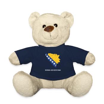 Bosnien und Herzegowina Landkarte - Teddy - French Navy - Vorne