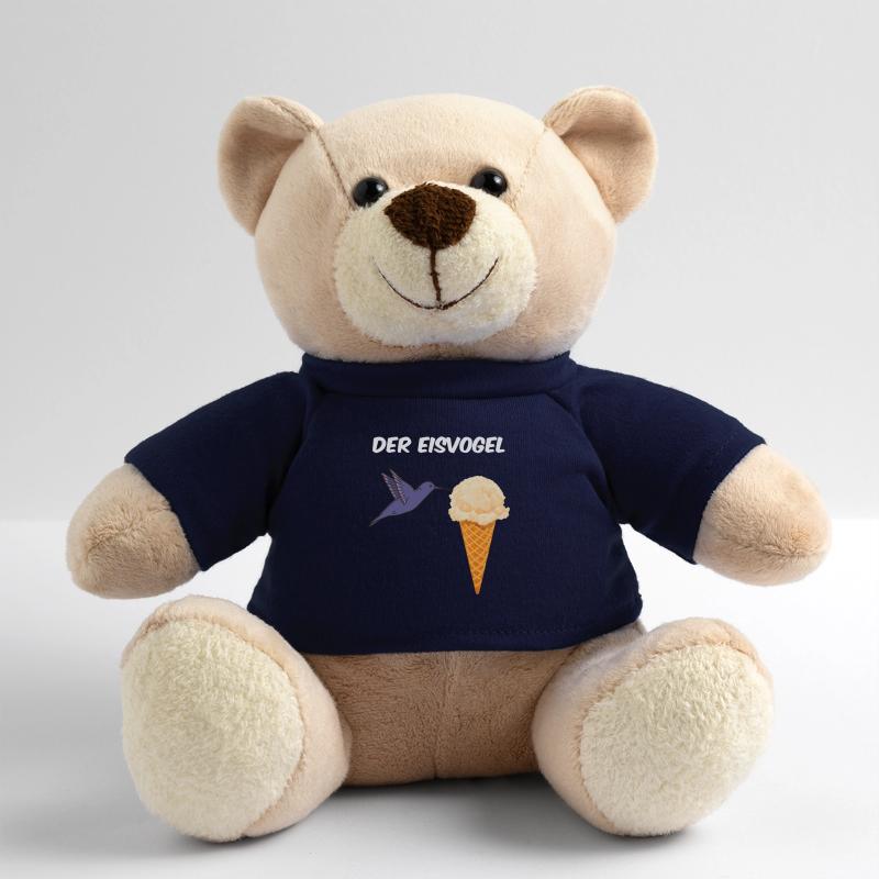 Der Eisvogel liebt leckeres Eis Teddy