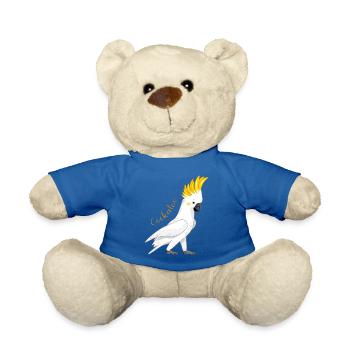 Cockatoo - Teddy Bear - royal blue - Front