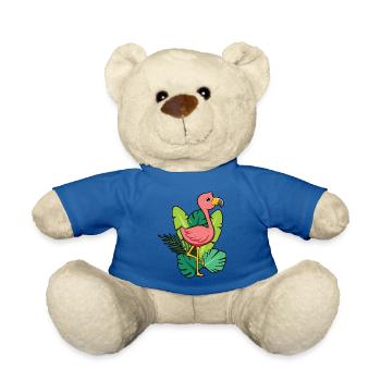 Flamingo - Nounours - bleu roi - Devant
