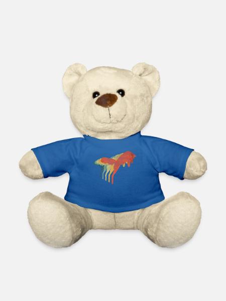 Fox Retro Vintage Farbe - Teddy - Königsblau