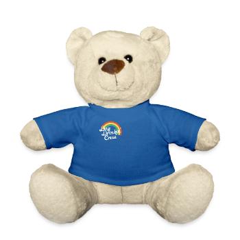Day Drinkin' Crew Rainbow Gift for Partygoers - Teddy Bear - royal blue - Front