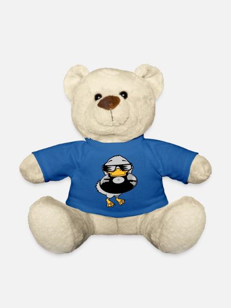 Schallplatte Party Entenküken Vinyl - Teddy - Königsblau