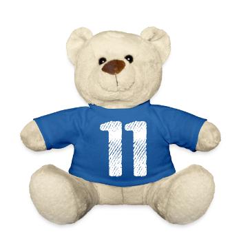 11 Zahl Trikot - Teddy - Königsblau - Vorne