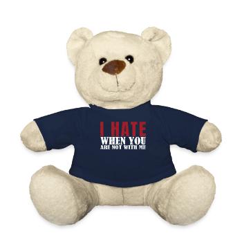 Ich Hasse Es, Wenn Du Nicht Bei Mir Bist Liebes - Teddy - French Navy - Vorne