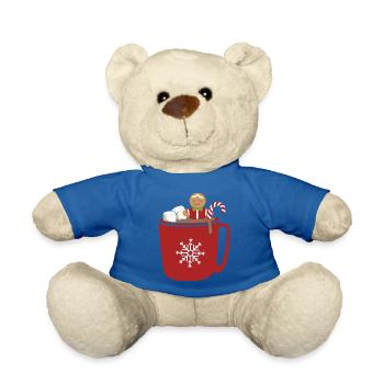 Cadeaux de Noël Noël - Nounours - bleu roi - Devant