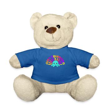 Octopus Octopus Sea Tentacle Octopus Octopus Octopus - Teddy Bear - royal blue - Front
