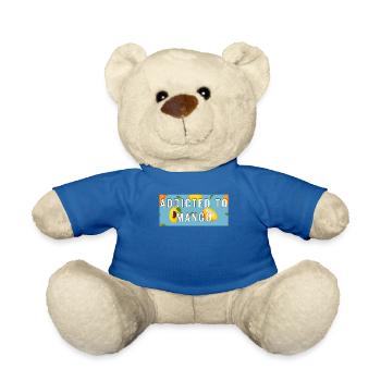 Addicted to Mango's favorite fruit pattern Summer - Teddy Bear - royal blue - Front
