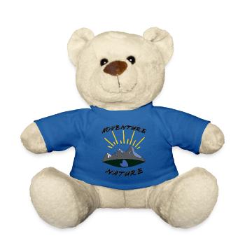 Adenture Nature, Aventure Nature, Camping - Nounours - bleu roi - Devant