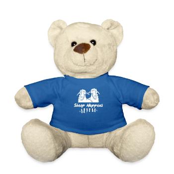 Farmer Farmer Lamb Farmer Farm Country Egg Sheep - Teddy Bear - royal blue - Front