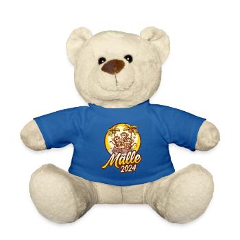 Malle 2024 Affe Mallorca Team Bier - Teddy - Königsblau - Vorne