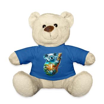 Koala - Teddy Bear - royal blue - Front