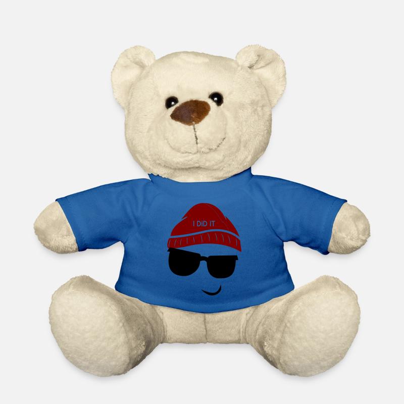 I did it too - Teddy Bear - royal blue