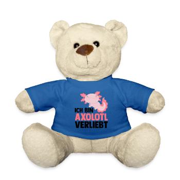 Axolotl - Teddy - Königsblau - Vorne