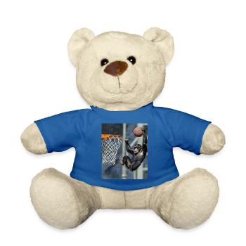 Schimpanse Basketball - Teddy - Königsblau - Vorne