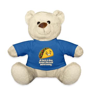 Taco gegen schlechte Laune - Teddy - Königsblau - Vorne
