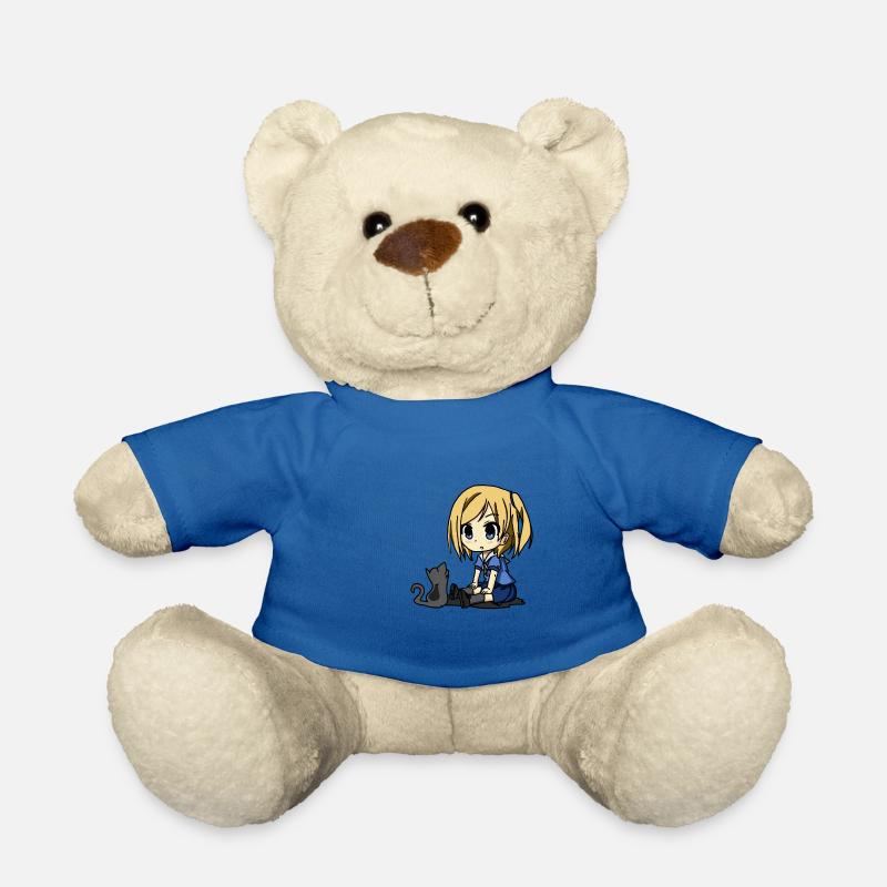 Manga Lilly Blau - Teddy - Königsblau