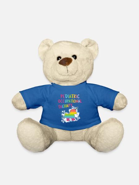 Pediatric Occupational Therapy OT - Teddy Bear - royal blue