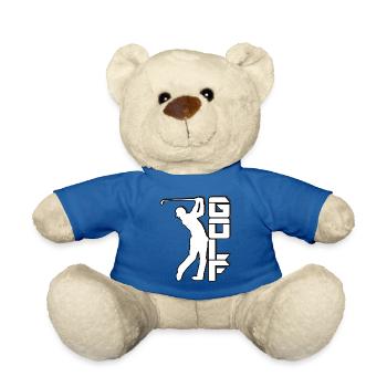 Le golf est mon sport de golf - Nounours - bleu roi - Devant