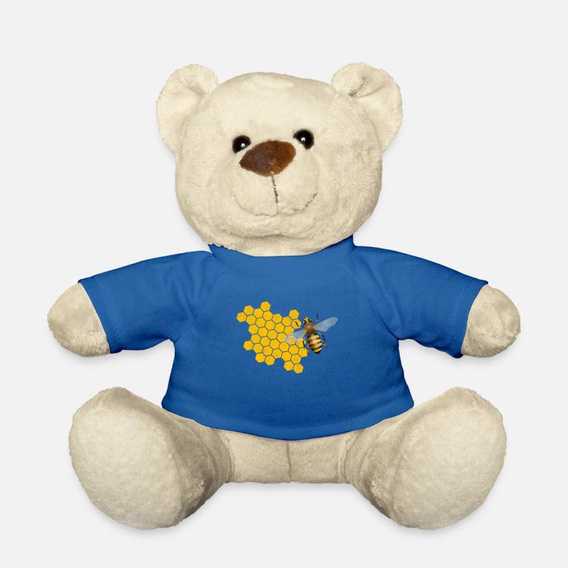 Bee beekeeper bees whisperer - Teddy Bear - royal blue