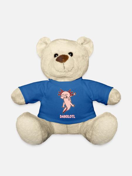 Axolotl - Teddy Bear - royal blue