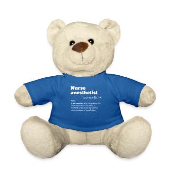essen Anästhesist wiederholen schlaflabor - Teddy - Königsblau - Vorne