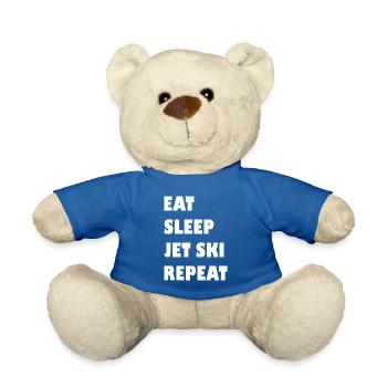 Jetski Sport Water Motorcycle Water Sports Gift - Teddy Bear - royal blue - Front