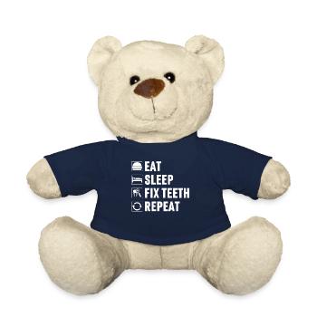 Dental assistant Dentist Tooth - Teddy Bear - french navy - Front