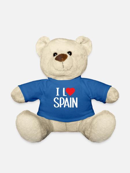 Ich liebe Spanien - Teddy - Königsblau