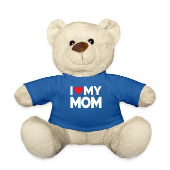 Beste Mama Überhaupt Muttertag Mutter Geschenk - Teddy - Königsblau - Vorne
