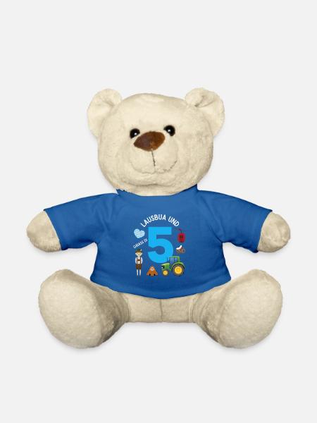 Lausbua und 5 - Teddy - Königsblau