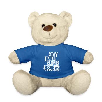 Endurance Cycling Challenge Mount Everest 8848 m - Teddy Bear - royal blue - Front