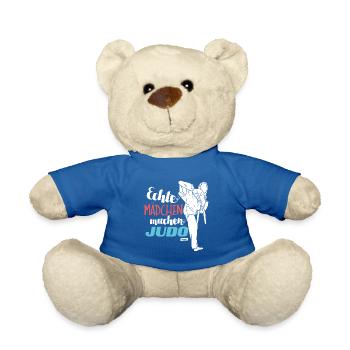 Echte Maedchen Judo HARIZ Sport Kind Damen - Teddy - Königsblau - Vorne