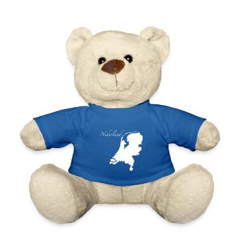 Holland Netherlands Dutch - Teddy Bear - royal blue - Front