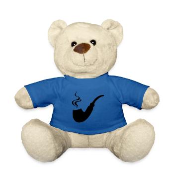 Pfeife rauchen - Teddy - Königsblau - Vorne