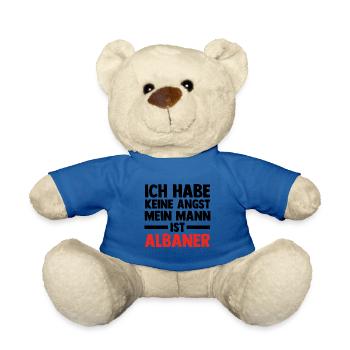Albaner Albanisch Albanien - Teddy - Königsblau - Vorne